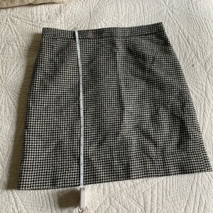 J crew houndstooth skirt